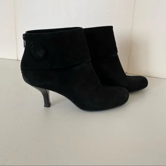 Franco Sarto Suede Ankle Booties - Picture 5 of 13